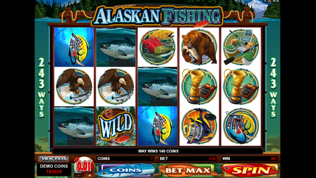 Характеристики слота Alaskan Fishing 6