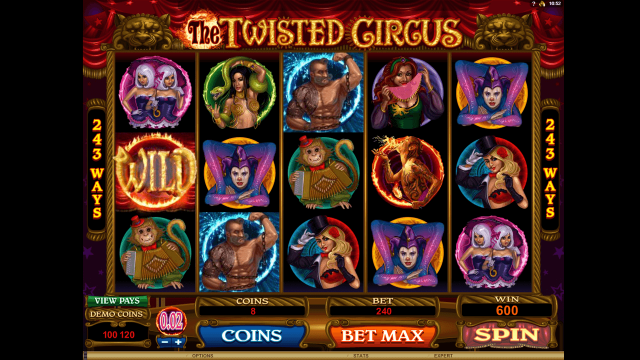 Игровой интерфейс The Twisted Circus 5