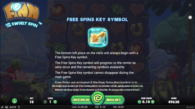 Бонусная игра Finn And The Swirly Spin 1