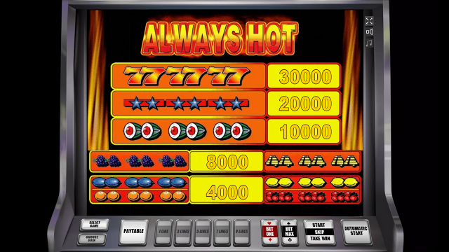 Игровой интерфейс Always Hot 14